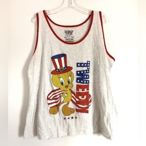 Looney Tunes Tweety Muscle Tee Size XL 15-17